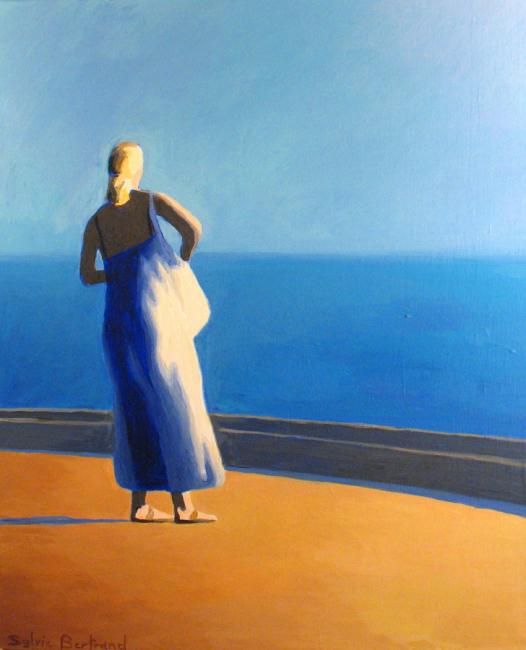 2-devant-la-mer-silhouette-de-femme-quai-rauba-capeu-nice-sylvie-bertrand-peintre-peintures-tableau