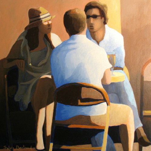 trois-amis-au-cafe-inspire-du-vieux-nice-sylvie-bertrand-bar-bistrot-dans-la-rue-silhouette-lumiere-peinture-artiste-peintre-tableau-art-galerie-gallery